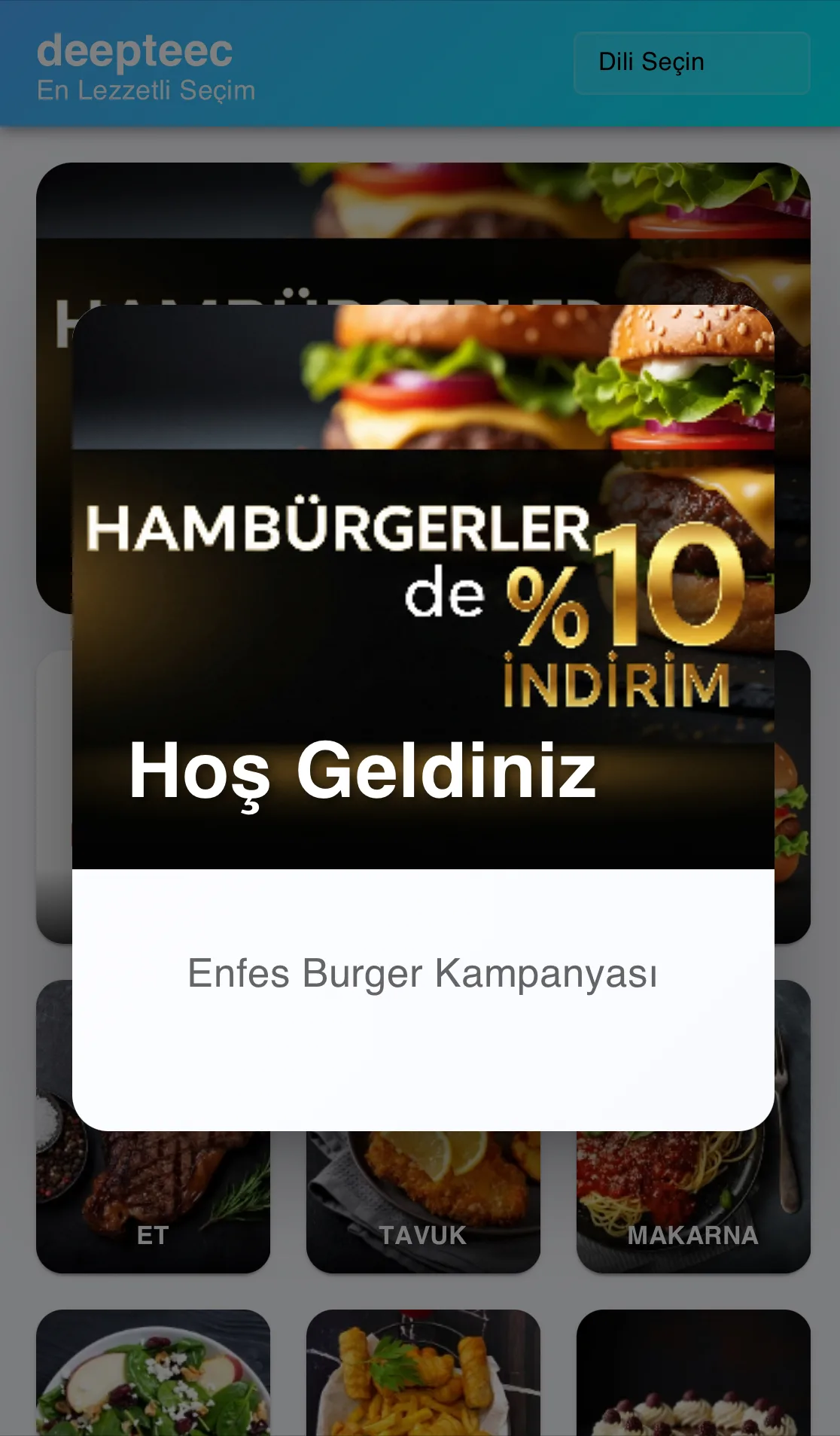 Buqqe QR Menü mobil ekran 5