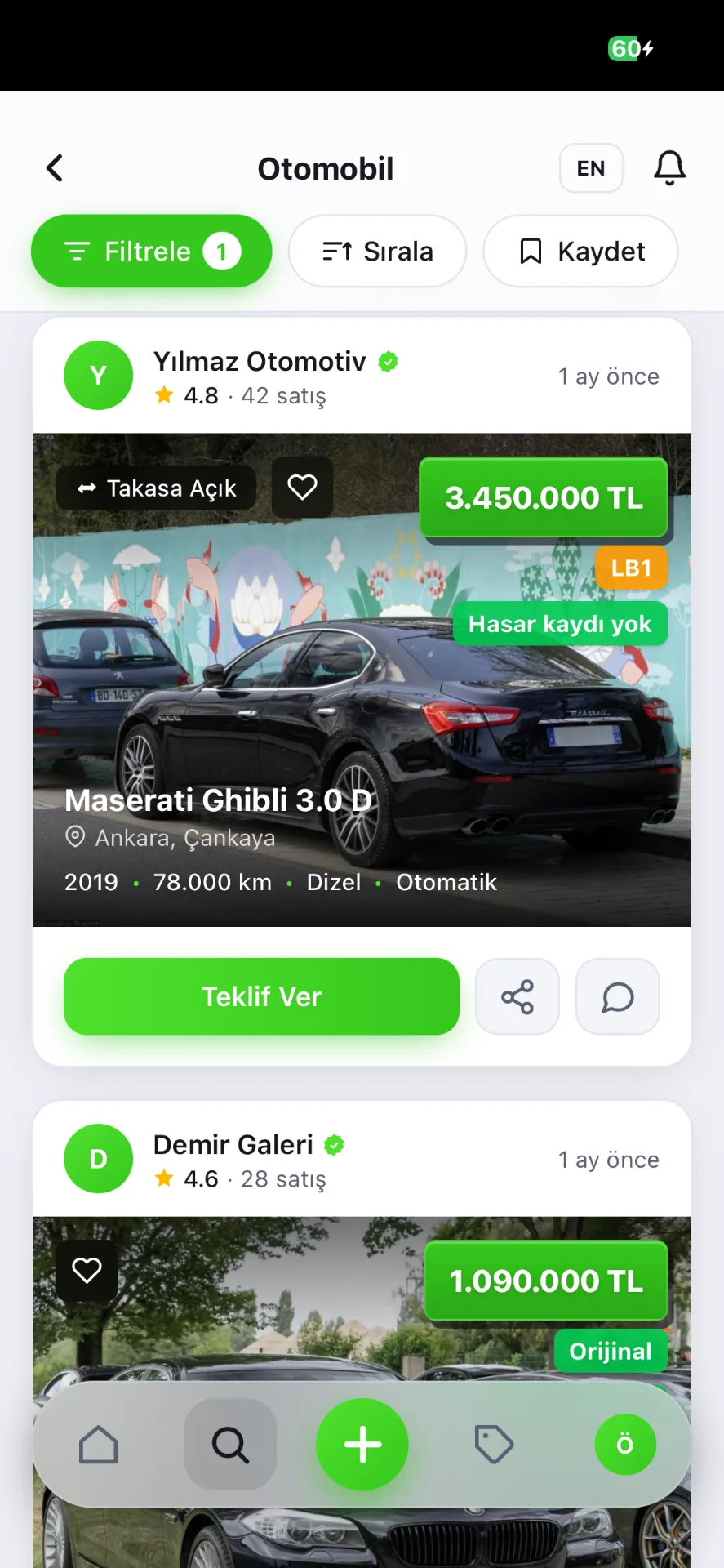 Göndersin Sosyal mobil ekran 2