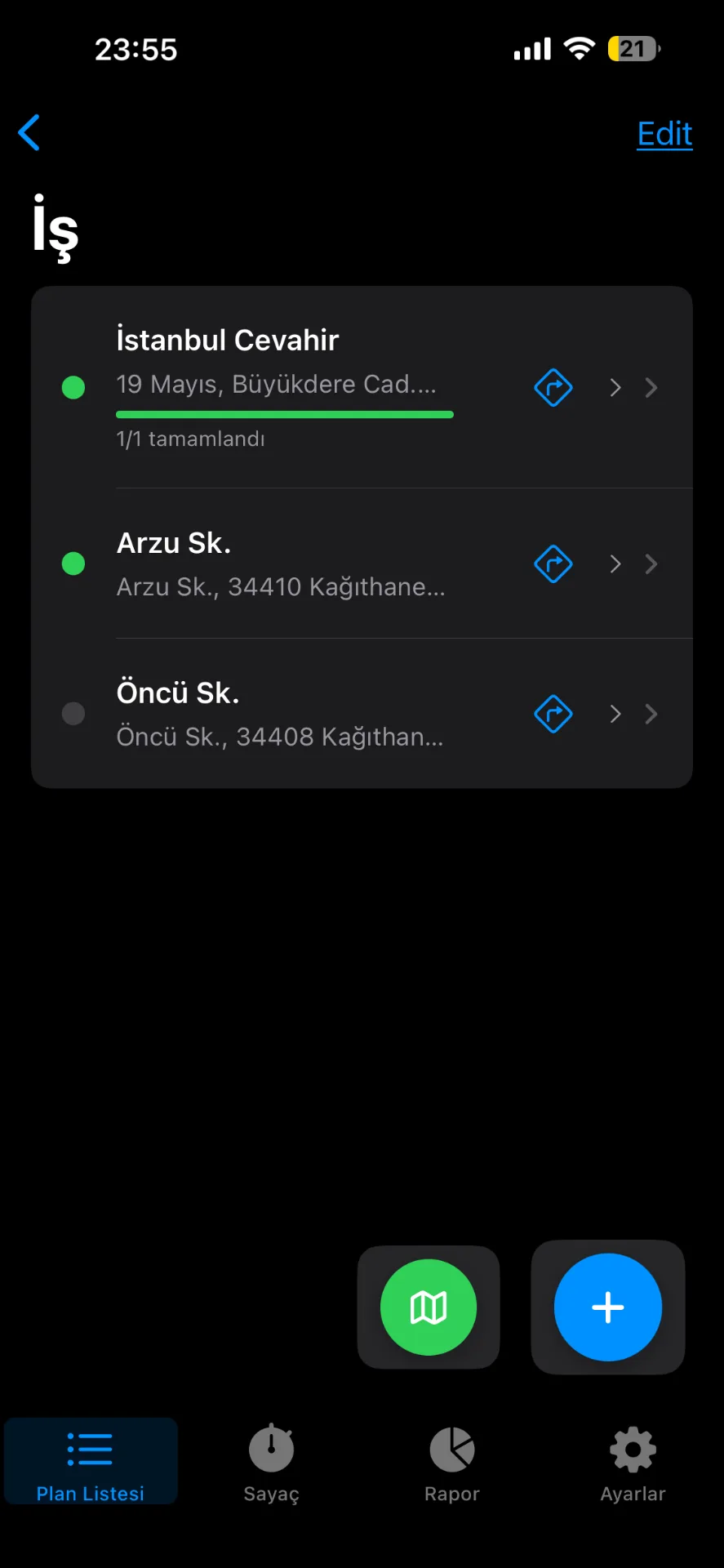 İş Rota Planlayıcı mobil ekran 3