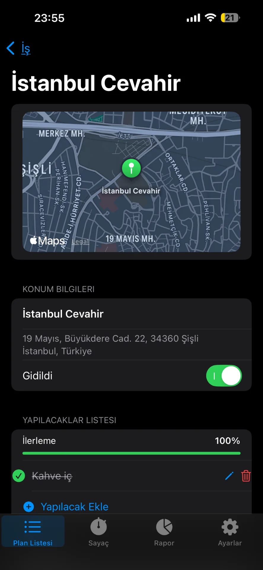 İş Rota Planlayıcı mobil ekran 4